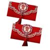 2Pcs Red New Year Red Envelope with Tassels Red Pocket Vintage Luck Money Envelopes  Weeding