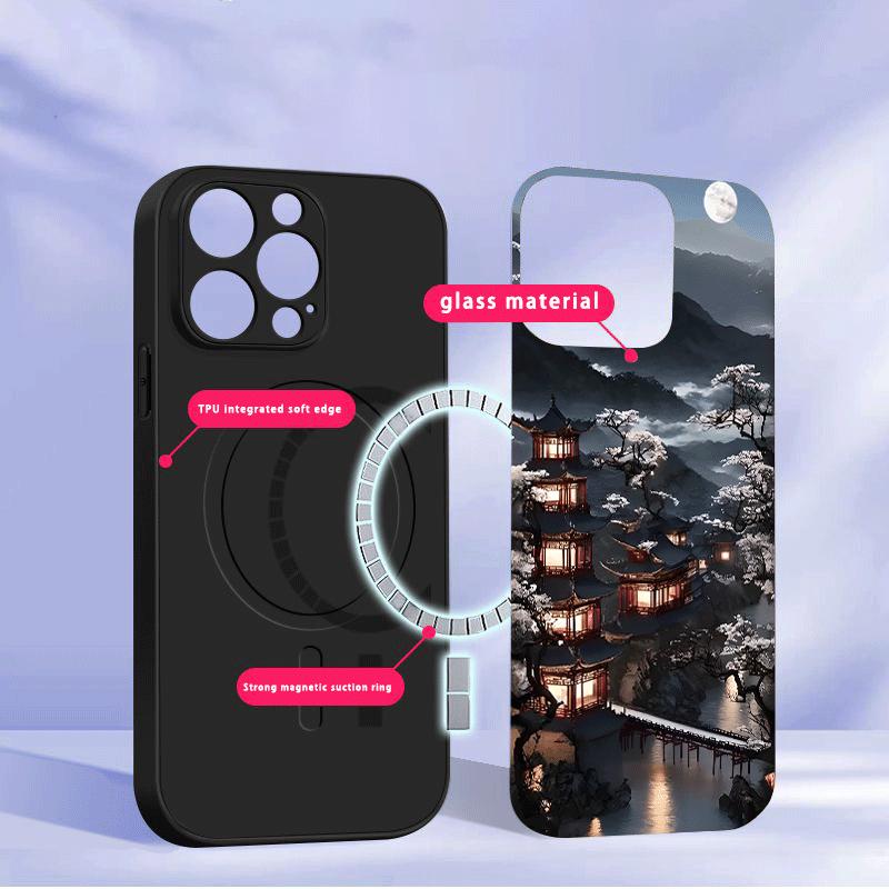 Moonlight Fairy Trail Suitable For Samsung Galaxy S25 Ultra S20 FE S21 S22+ S23 Plus S24 S26 Edge magnetism Glass Phone Casee
