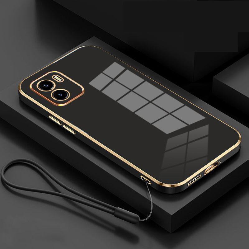 

Чохол для телефону Xiaomi Redmi A1+ Redmi A2 Redmi A1 A2 Plus Redmi A2+ A1Plus Силіконова задня кришка Fundas Luxury Square Plating Redmi A1 Plus&Case & Strap