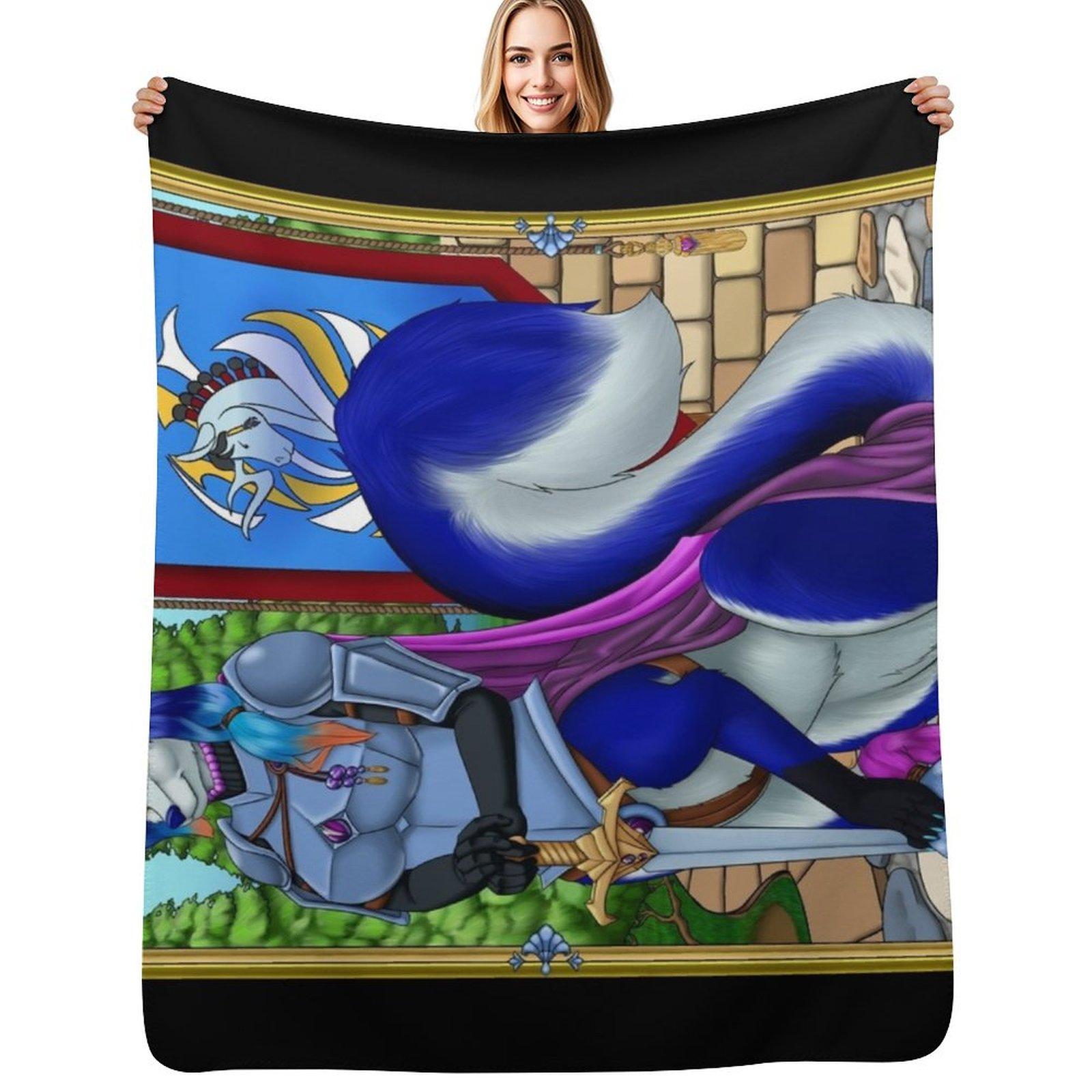 Regal Warrior Throw Blanket Mens Soft Warm Throw Blanket for Couch 102x76cm(40x30in)