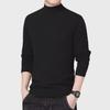 Hong Kong Style Men's Winter Long-Sleeve T-Shirt with Trendy Half-High Collar