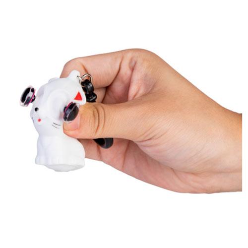 Aufklappbarer, auffälliger Schlüsselanhänger (Katze)