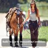2 Pieces Soft Horse Fleece Bandages | guard, for Equestrian Training, Outdoor
