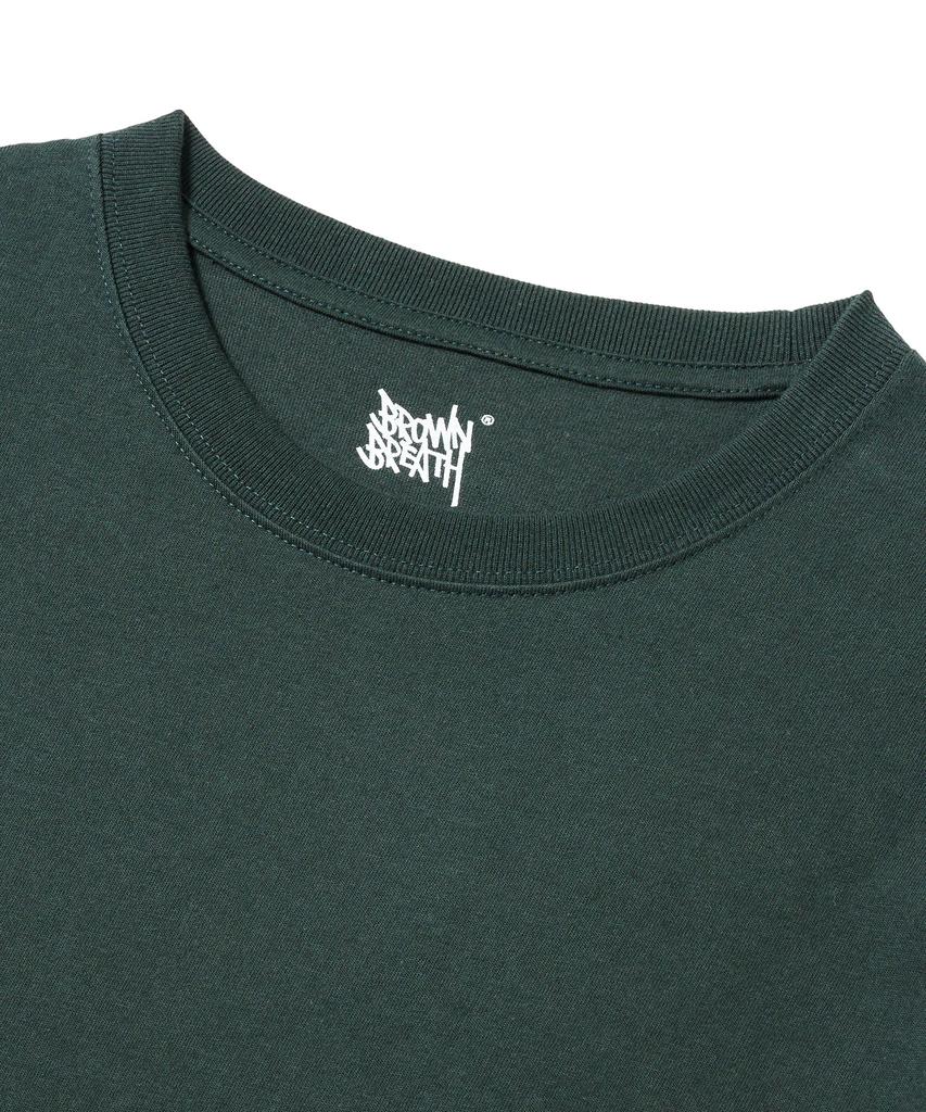 BROWNBREATH Splash Tag V2 Tee - Dark Green