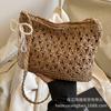 Summer Seaside Beach Vacation Straw Bag Women's 2025 New Versatile Messenger Bag Super Fire Mini Bag Bucket Bag
