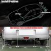 Y5GF Car Parking System with LED Display 4 Sensors Backlight Prevent Collision