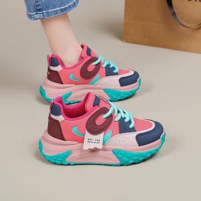 Daddy Shoes Women's Spring New Ins Female Student Sports and Leisure Shoes Platform Running Shoes