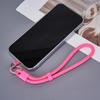 Short Polyester Phone Wrist Lanyards Scratch-Proof Multiple Candy Colors with Free Adhesive Pads for USB Drives Keys