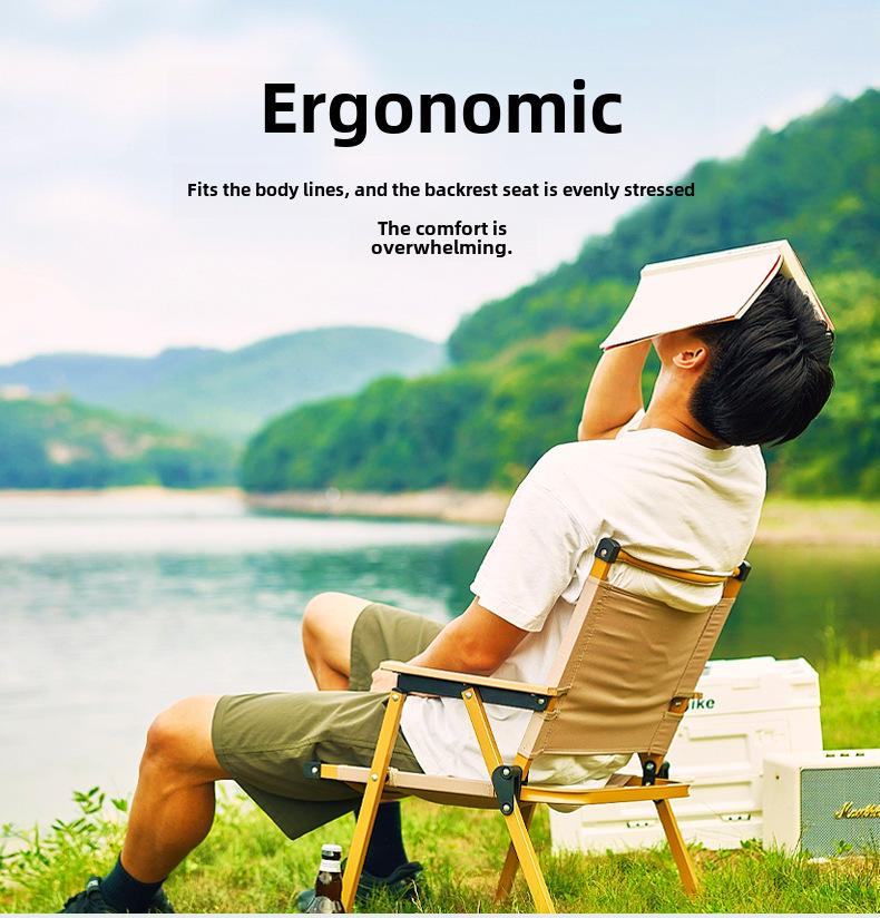 Kermit Outdoor Folding Table and Chair Set - Portable Camping and Beach Chair