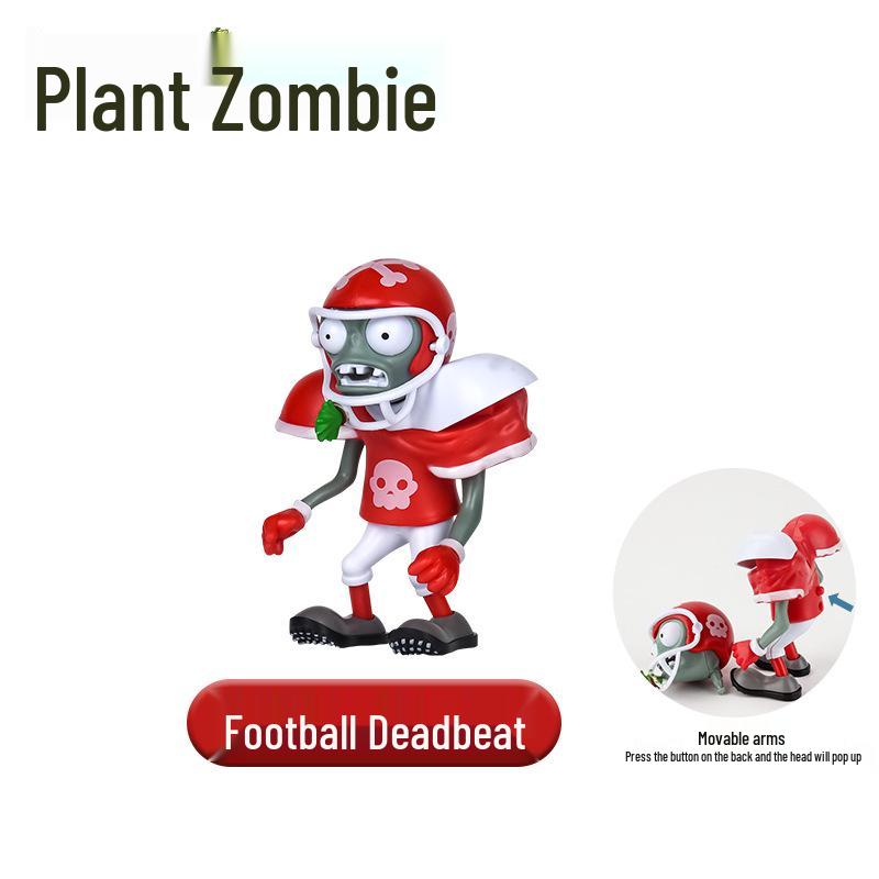 Plants vs. Zombies Toy Set: Machine Bug, Football Gun, Pea Pod, Carnivorous Plant Models