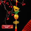 2026 Year Of The Horse Wall Hanging Car Ornament Chinese  Year Red Gold Pineapple Pendant Lucky Decoration Housewarming Gifts