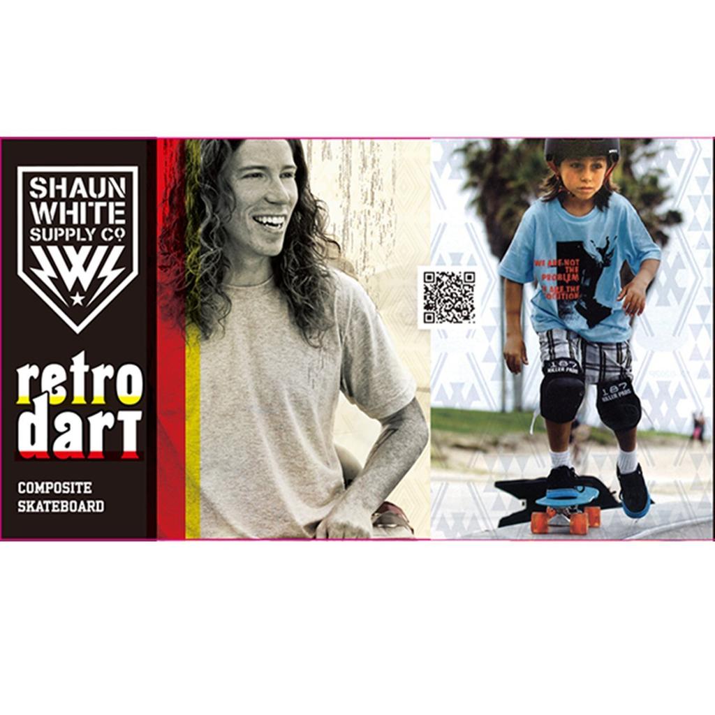 RANGS Shaun White Retro Dartpfeile, Rot