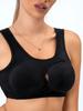 Women High Support Adjustable Strap Breathable Seamless Comfort Cotton Bra Home Outdoor Wear