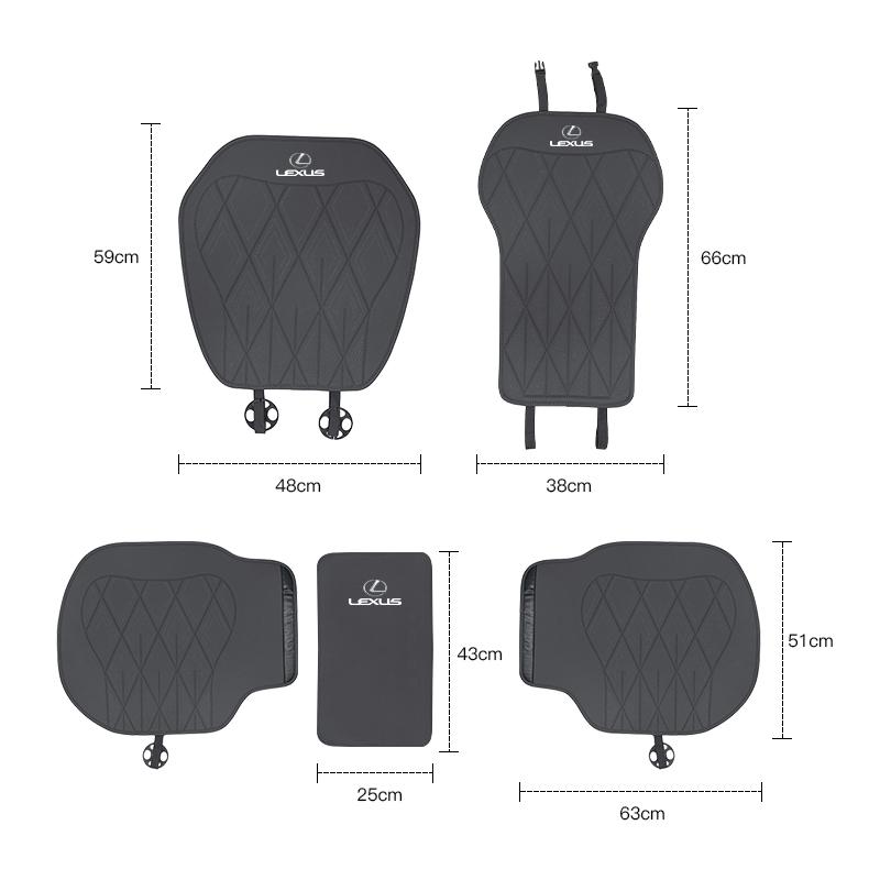 Nappa Leather Car Seat Cover Luxury Soft Cushion Protective Pad For Lexus F-SPORT ES RX NX LS UX LM LX GX LC RZ IS CT GS RC HS ZJ3