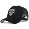 Net Baseball Stitching Stitched Embroidered Alphabet Force Neutral Gender Women  Men For Caps Outdoor Adjustable Spring And Summer Casual Sunscreen