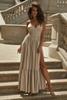 Kamalla Gray - Maxi Dress In Natural Style S