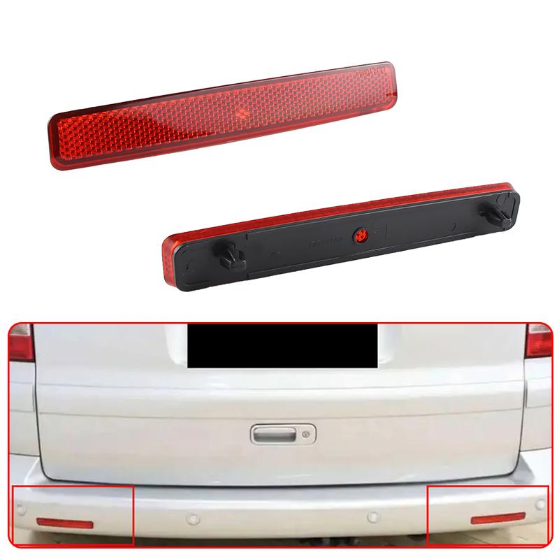 2PCS Only Shells Bumper Light Casing For VW T5 Transporter Tail Light Housing Covers Without Bulbs OEM# 7E0945105, 7E0945105C