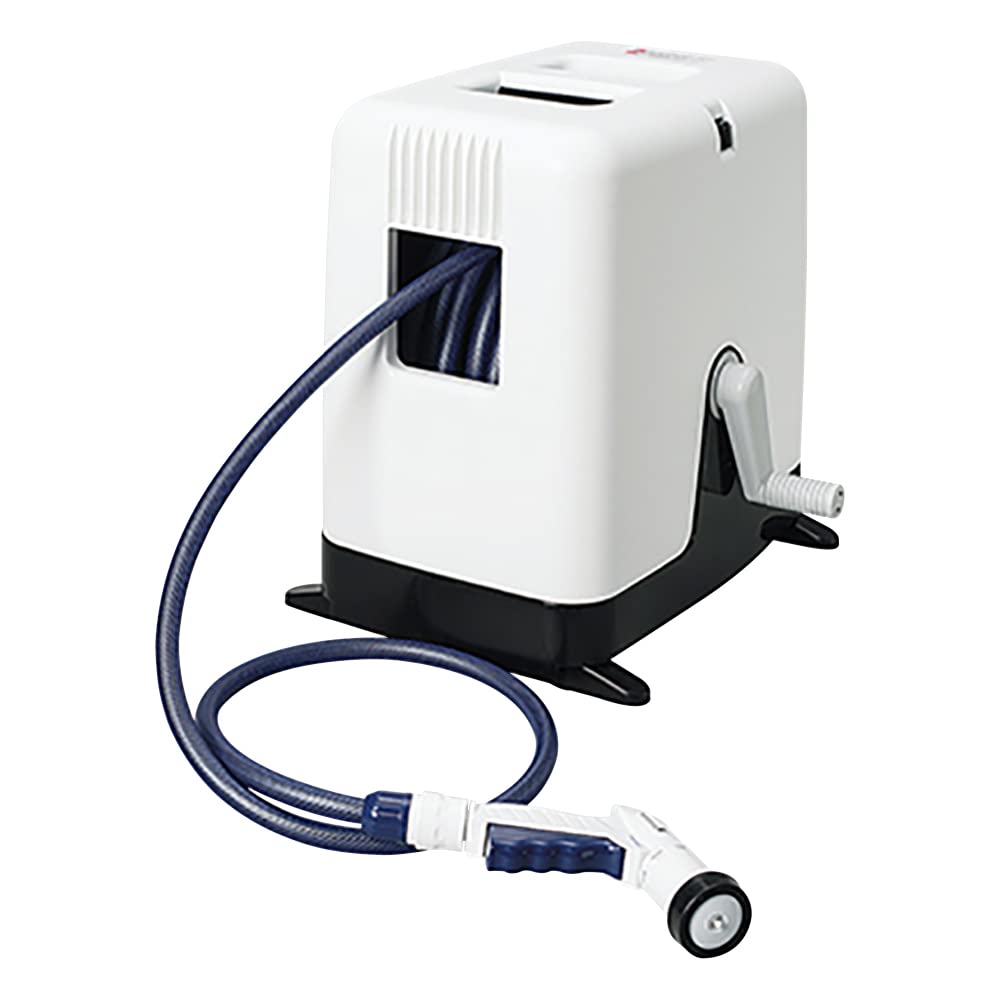 

Катушка для шланга Takagi Aurora BOXY Twister 30 м, устойчивая к скручиванию, с чехлом RC330TNB белый