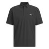Black [Adidas Golf] Water-repellent Button-Down Short-Sleeve Shirt, J/S