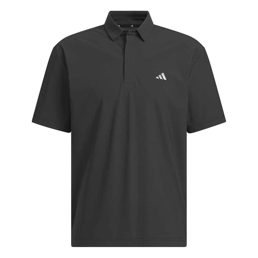 Black [Adidas Golf] Water-repellent Button-Down Short-Sleeve Shirt, J/S