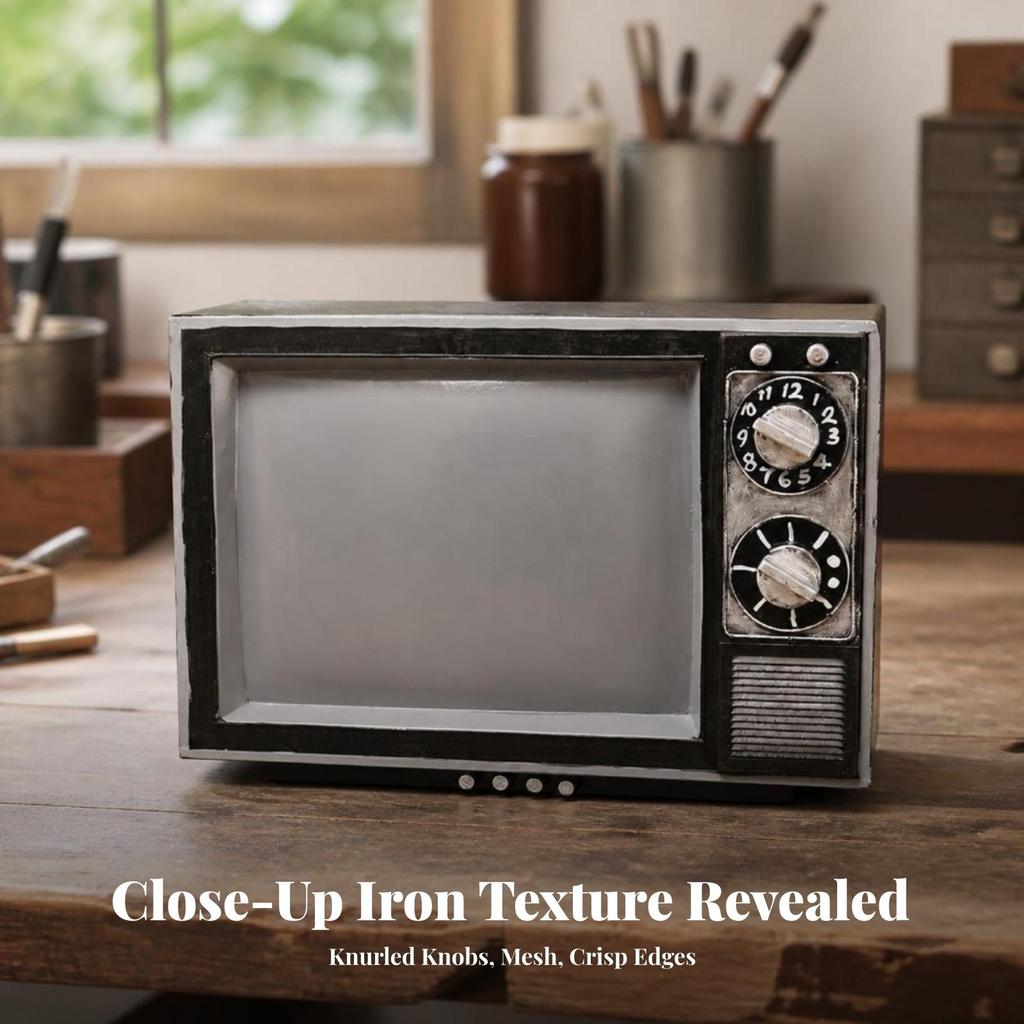 Nostalgic TV Ornament classic television Ornament, Lightweight, for Bookshelf,