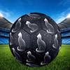 1pc Starry Night Cat Size 5 Soccer Ball Professional Match Training Football Indoor &Outdoor Sports Ball Lightweight Durable c6597