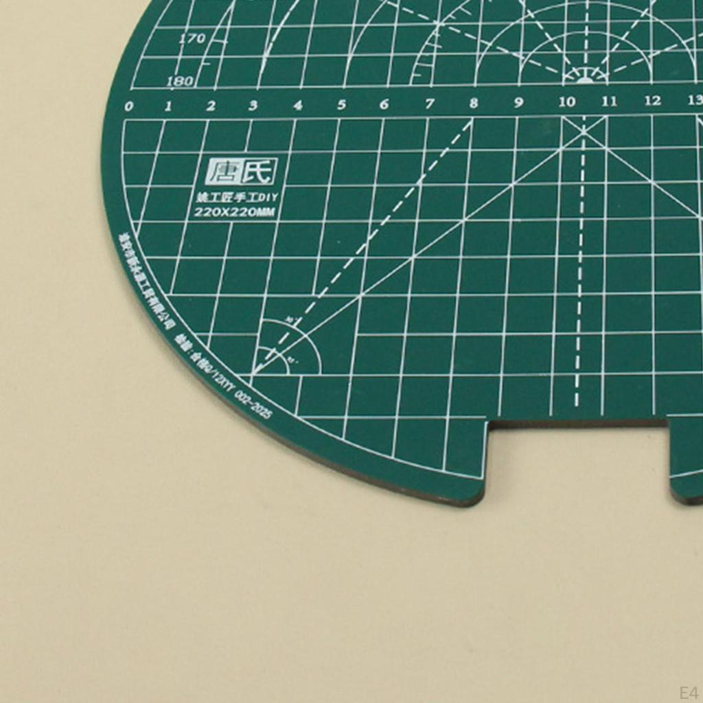 Table Tennis Rubber Cutter Platform Lightweight Sheet Cutting Station 22CM Rotation