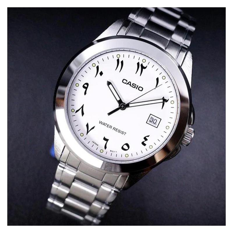 Casio Serie ESTÁNDAR Reloj Retro Deportivo de Moda Movimiento de Cuarzo de Negocios Correa de Acero Inoxidable Reloj Japonés y Coreano Reloj para Hombre MTP-1215A-7B3DF