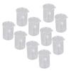 10PCS Glass Beaker Set Experiment Measuring Cup with Scale Teaching Equipment 25mL Capacity