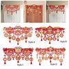 New Year Hanging Door Banner Sign Wealth for Door Indoor Outdoor Living Room