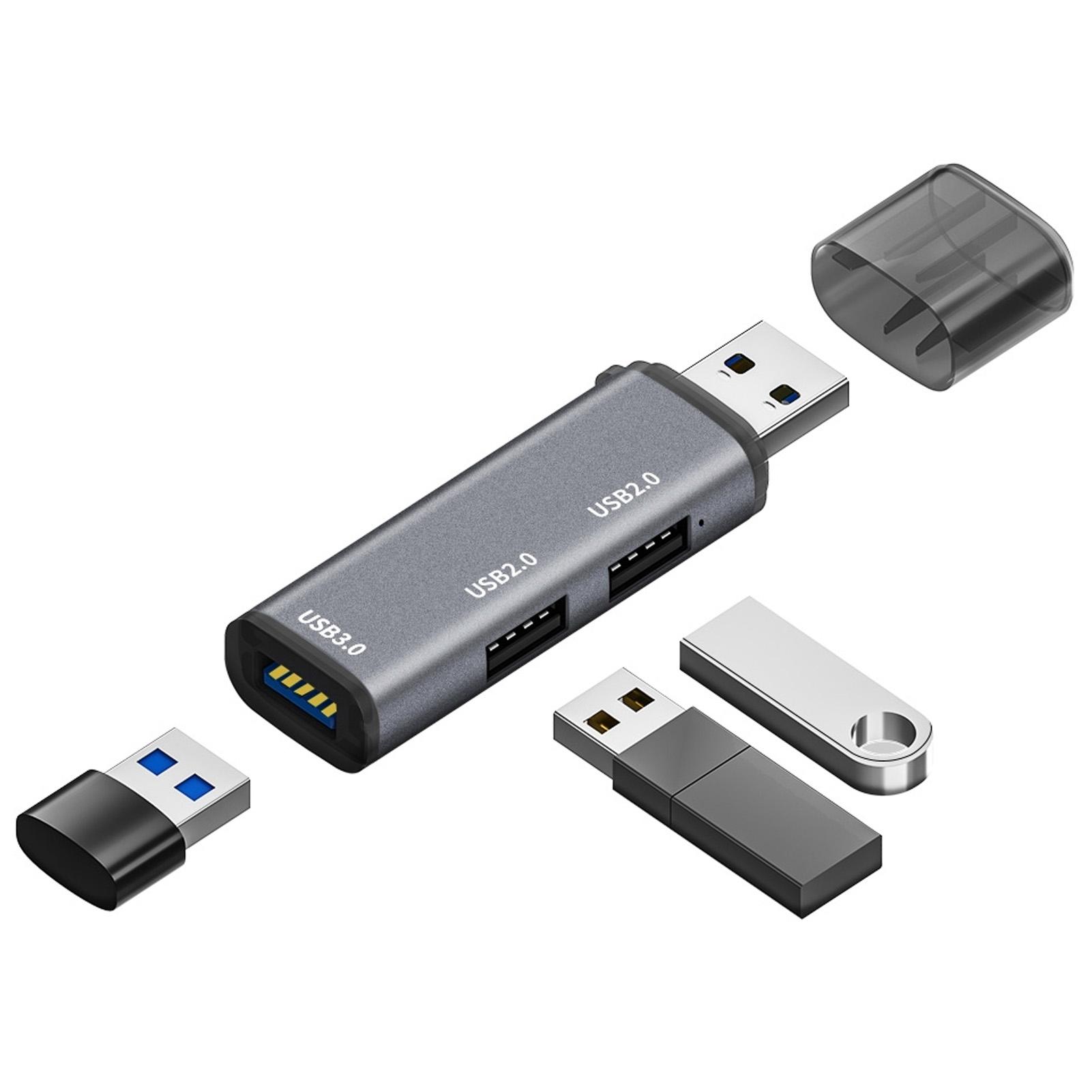 USB3.0 Hub 3 Ports High Speed   Lightweight Compact USB Expansion Adapter for Keyboard Laptop Printer