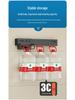 Wall-Mounted Carbon Steel Multifunctional Knife and Cutlery Storage Rack, Punch-Free Installation