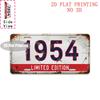Tin Sign - Vintage Durable Metal Plaque Wall Decor, Home Office Bar Man Cave European Australian City Birth Year License Plate