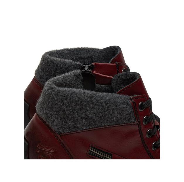 Ботильоны Rieker L6543-35 бордового цвета