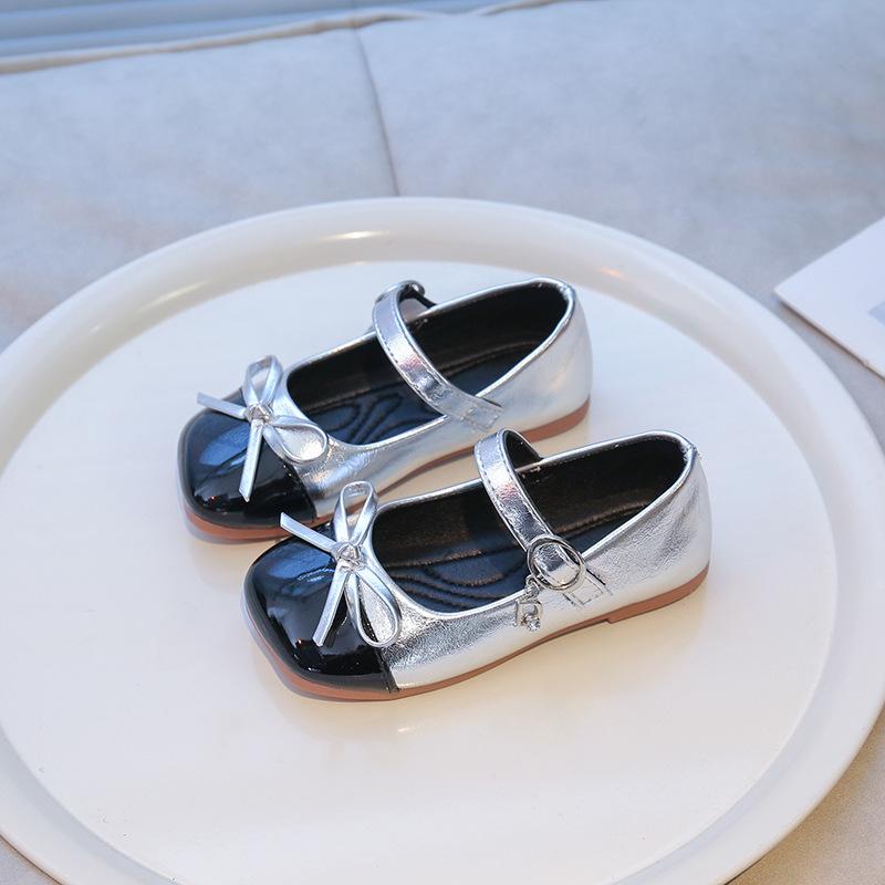Girls Mary Jane small leather shoes women's 2025 new spring and autumn children's small fragrant wind single shoes color matching fashion princ