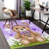 1pc Welcome Little One Office Chair Mat Anime Cartoon Design, Non Slip Carpet for Home Decor, Suitable for All Seasons