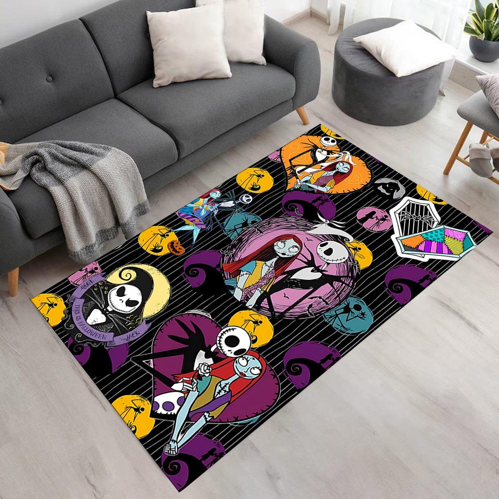 Jack Skellington Floor Rug Office Rug Suitable for Game Room Entryway Balcony Decorate room Antislip Carpet Decorate Offices Perfect Gift for Women/Me