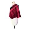 Renaissances Cloak Halloween Medieval Costume Cosplay Short Cape Velvets Laces Cape for Kids Adult Thin Cape Cloak Gifts