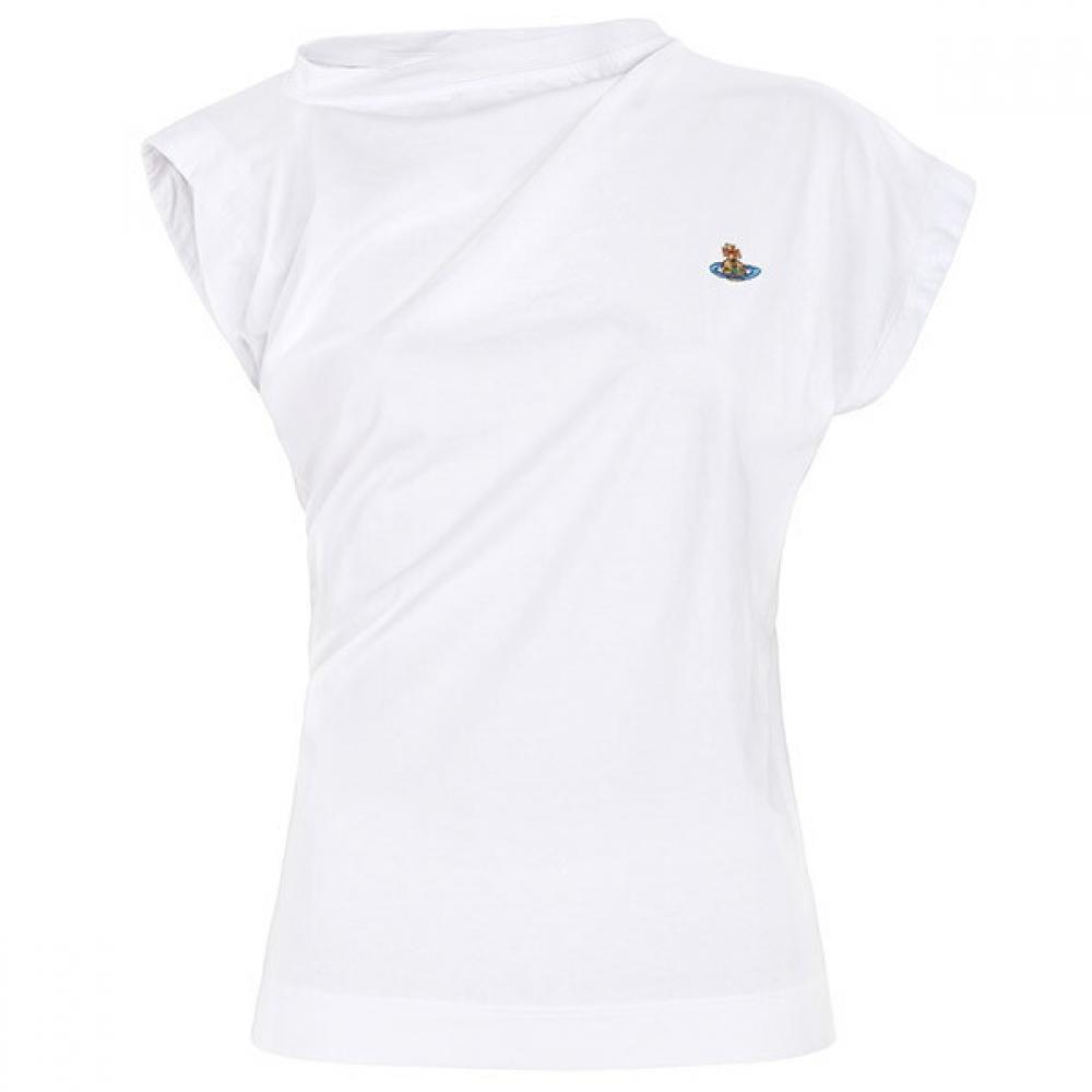 

Vivienne Westwood 25ss Белая футболка Hebo 1504000a J001m A401 S