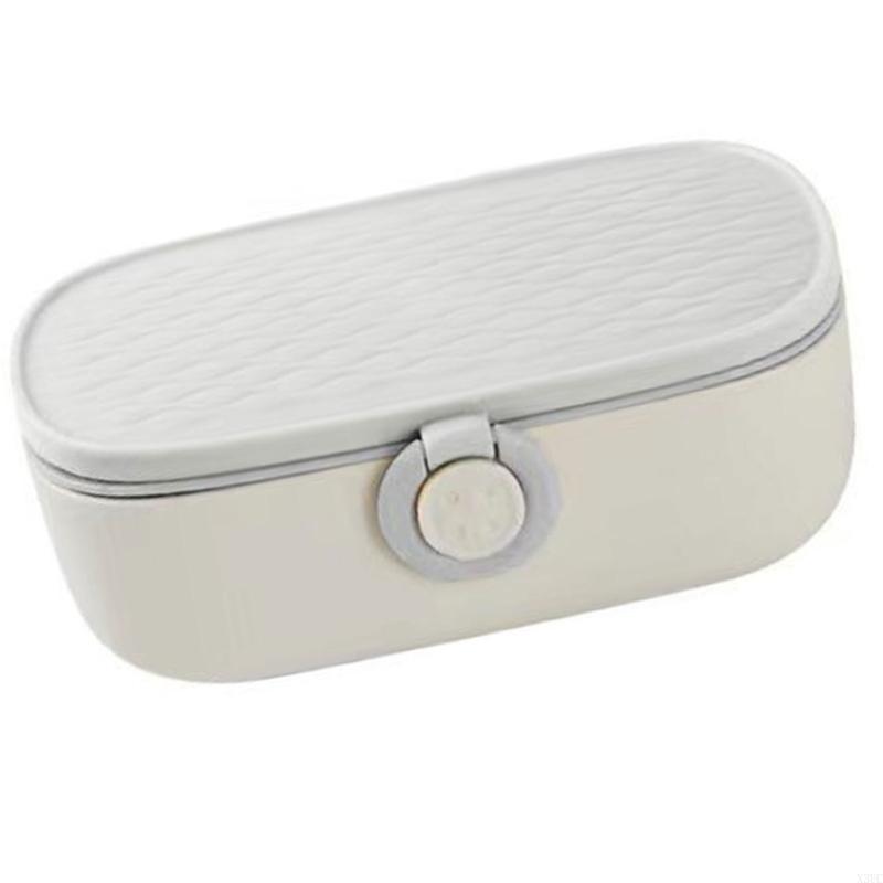 Scatola Organizzatore Portatile per Cucito a 20 Scomparti per Aghi, Filo e Attrezzi Plastica Robusta Coperchio Trasparente X3UC