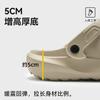 Hole shoes men's spring and summer new products wear non-stinky feet beach shoes home heightening thick-soled non-slip cool slippers
