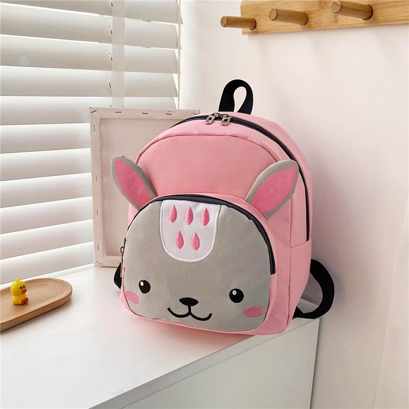 Cute Animal Pattern School Bag For Toddlers Breathable And Wear-resistant