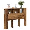 VidaXL Headboard Cabinet Old Wood 140x18.5x102.5 Cm, Headboard, Bedroom Cabinet, Wall-mounted Headboard, 856880