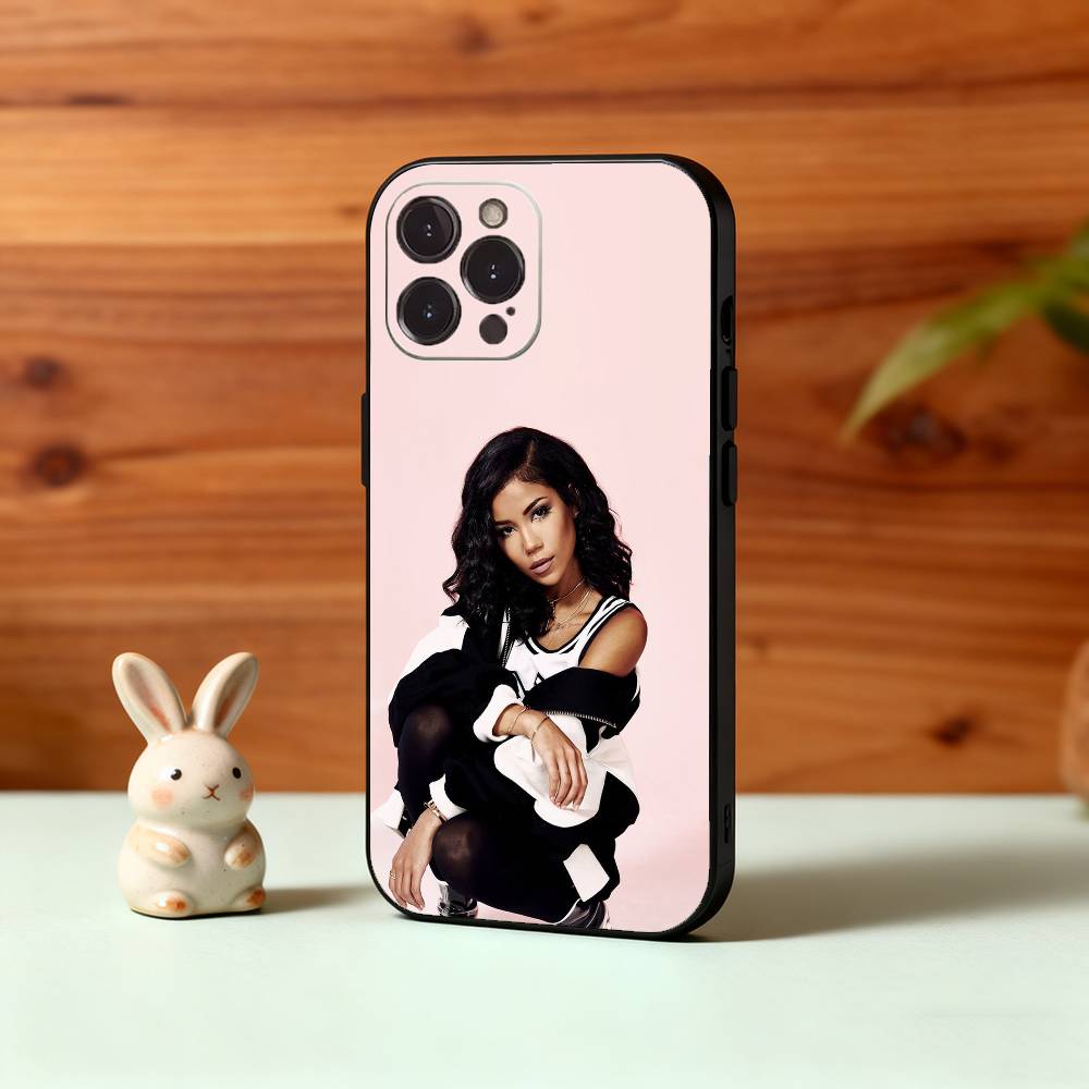 J-Jhene Singer A-Aiko Trip Phone Case For iPhone17,16,15,14,13,12Plus,Pro Max,XS,5G Soft Silicone Black Cover