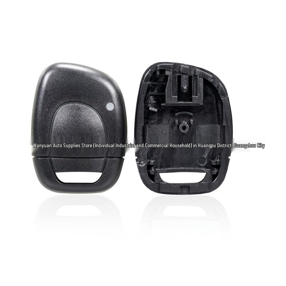 Renault 1-Button Straight-Type Remote Key Shell Without Battery Compartment, Blank NE73/Narrow VAC102