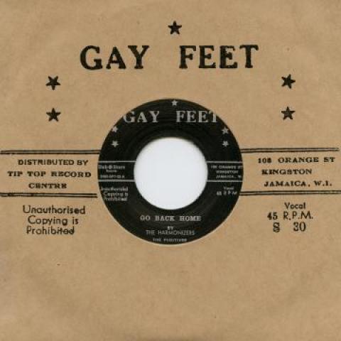 

7inch Record HARMONIZERS - Go Back Home / Go Back Home (Altern DSRSP702 Gay Feet/Dub St 2016 Japan Reggae, Ska & Dub