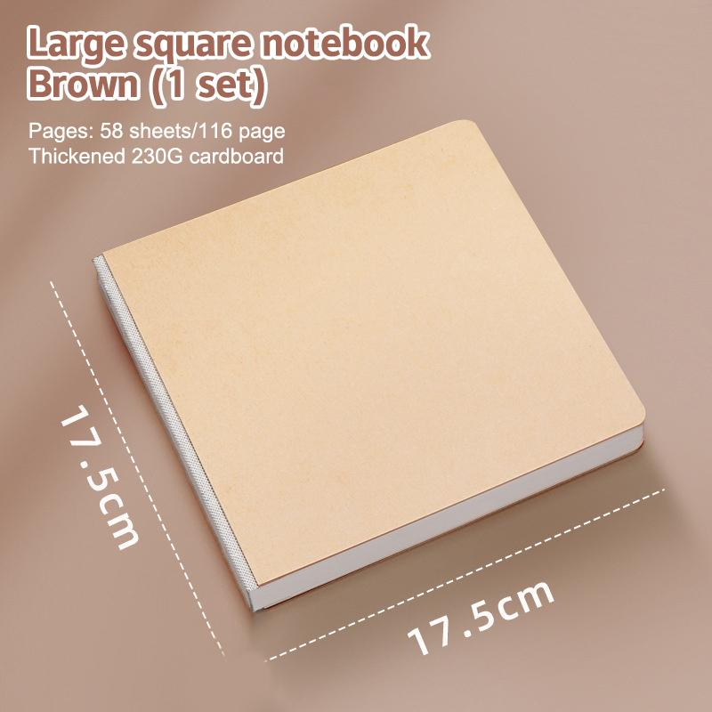 Mini Painting Book Thick Paper Pocket Watercolor Sketchbook Marker Painting Paper Art Supplies Portable Simple Sketchbook