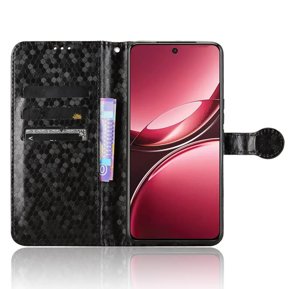 

For vivo V50 5G Wallet Case Dot Pattern Imprint PU Leather Phone Cover Green