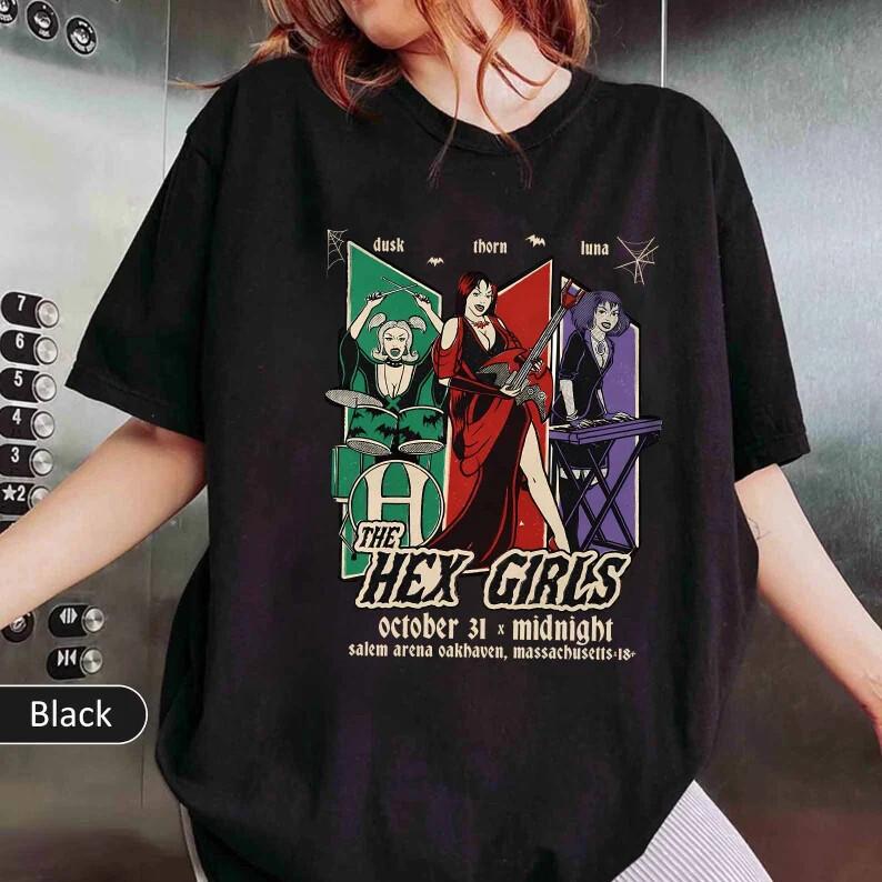 The Hex Girls Rock Band Music 2 Sides T-shirt 14 L