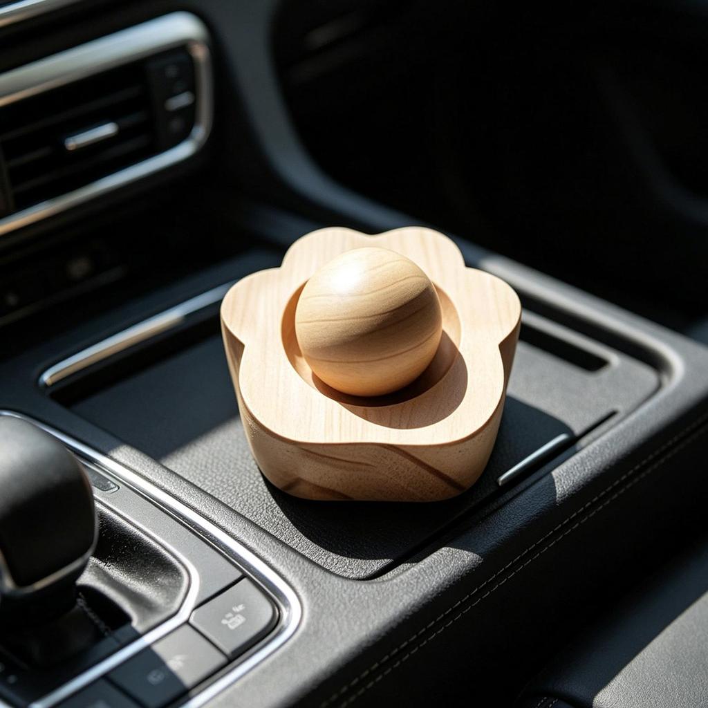 Mini Cute Wooden Essential Oil Diffuser Natural Fragrance Aromatherapy Diffuser Portable Desktop Decor Universal for Car Home